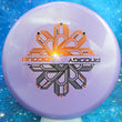 Load image into Gallery viewer, Pre-Owned Purple Snowflake Stamp 500 Plastic Prodigy P Model OS - 9/10 Condition - 171g - Inked.
