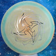 Load image into Gallery viewer, Pre-Owned Teal and Orange Ninja Star Stamp 500 Spectrum Plastic Prodigy H1v2 - 9/10 Condition - 165g - Uninked.
