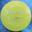 Load image into Gallery viewer, Lime Green Prodigy A1 in 400G plastic with a Silver Shatter foil stamp.
