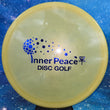 Load image into Gallery viewer, Yellow Prodigy A2 in 500 plastic with White Matte Inner Peace stamp - 173g.
