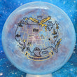 Load image into Gallery viewer, New Blue and Purple Prodigy A5 Approach Disc in 400 Fractal Plastic - Sea To Shining Sea Special Edition with Black and Gold Holographic Stamp.
