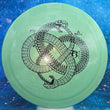 Load image into Gallery viewer, New Green Glimmer Plastic Prodigy F3 Reblend - Ghost and Black Gravity Stamp - 174g.
