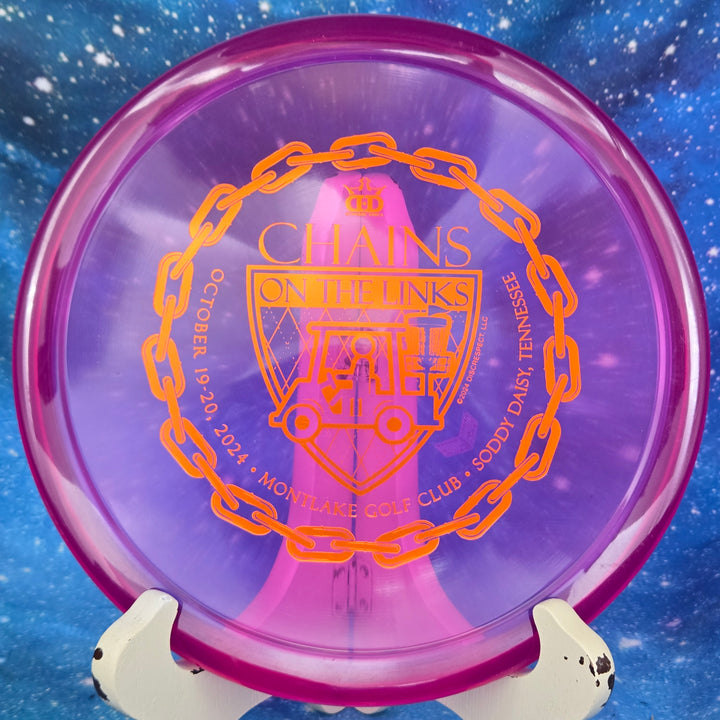 Gravity Disc Golf Pre-Owned - Dynamic Discs - SockiBomb Slammer (Sockibomb Classic Supreme Orbit, Lucid) disc golf disc photo Plastic/Condition/Weight/Inked - Gravity Disc Golf