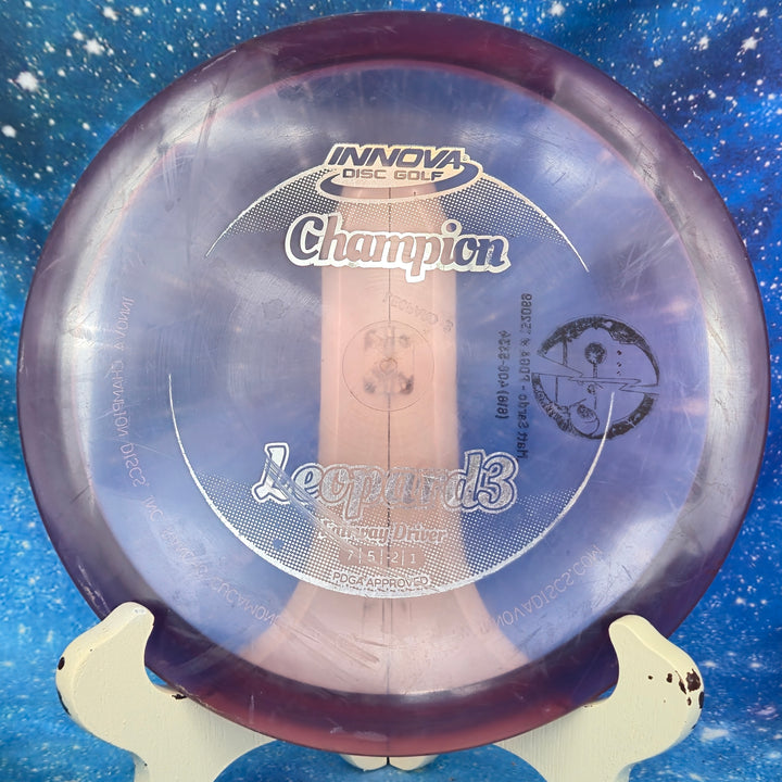 Gravity Disc Golf Pre-Owned - Innova - Leopard3 (Champion, GStar) disc golf disc photo Plastic/Condition/Weight/Inked - Gravity Disc Golf