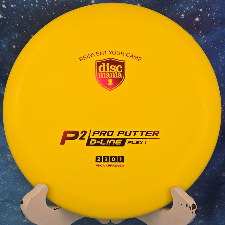 Discmania Discmania - P2 - D-Line - Flex 1 disc golf disc photo COLOR/WEIGHT/STAMP - Gravity Disc Golf