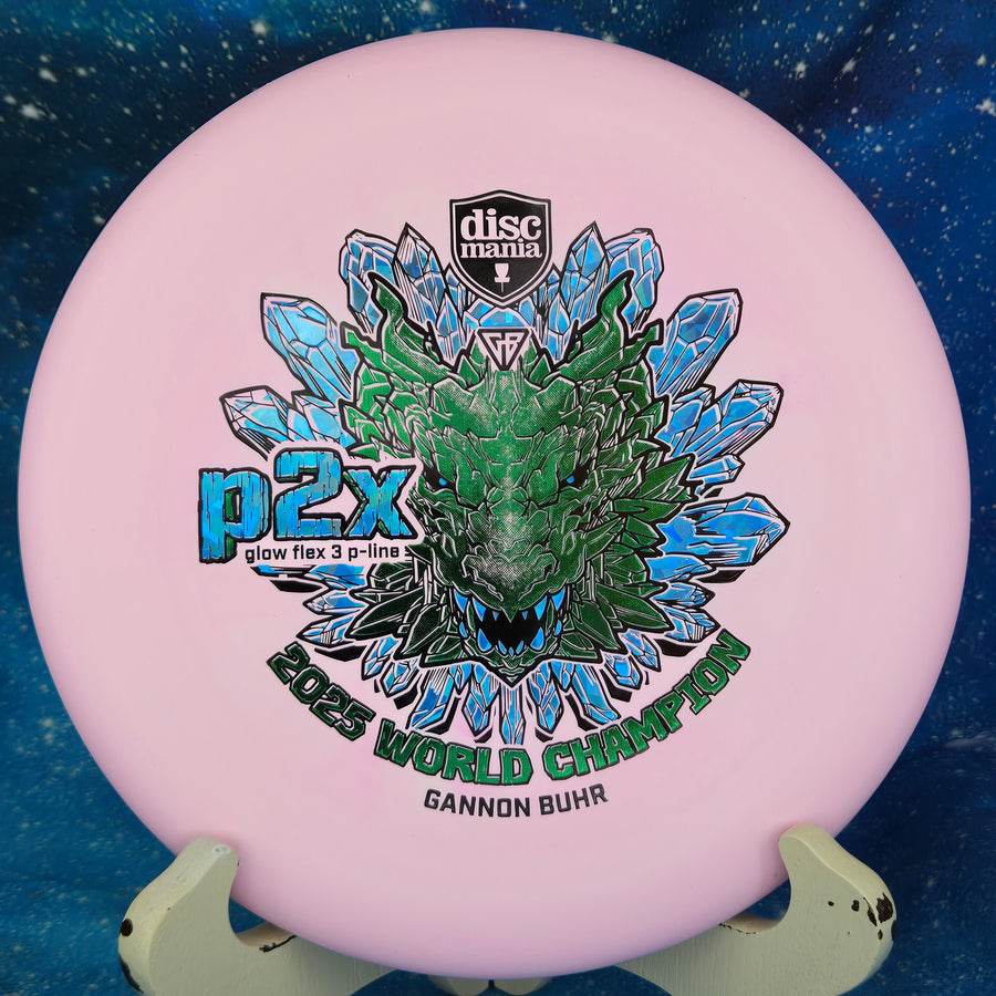 Discmania - Gannon Buhr Signature P2X - Glow Flex 3 P-Line - 2025 World Champion Edition
