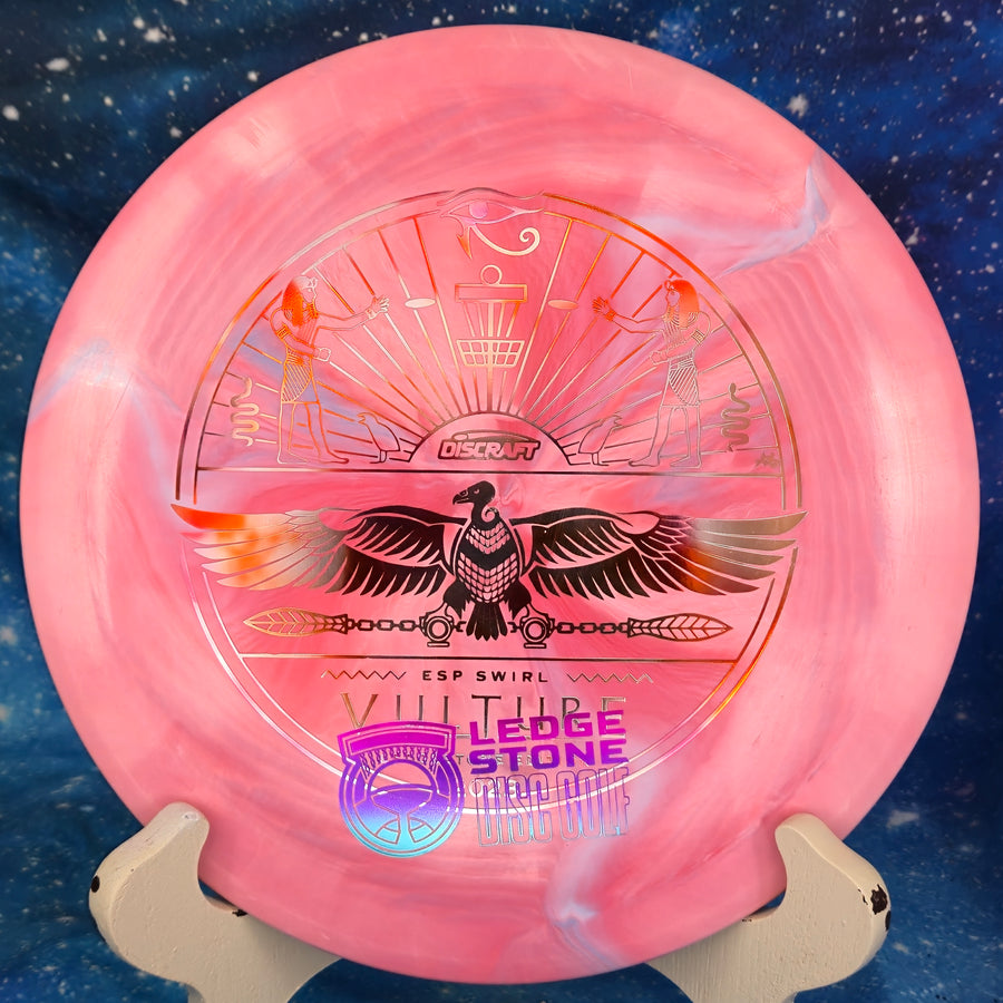 Pre-Owned - Discraft - Vulture (Paul McBeth 6x Claw Swirl ESP, Ledgestone, Ti, Get Sneaky Cryztal Z)