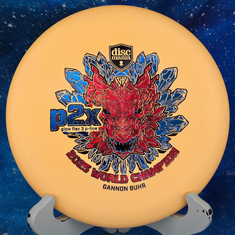Discmania - Gannon Buhr Signature P2X - Glow Flex 3 P-Line - 2025 World Champion Edition