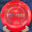 Load image into Gallery viewer, Gravity Disc Golf Pre-Owned - Latitude 64 - Pioneer (First Run Opto, Special Edition Gold Line Burst, Albert Tamm) disc golf disc photo Plastic/Condition/Weight/Inked - Gravity Disc Golf
