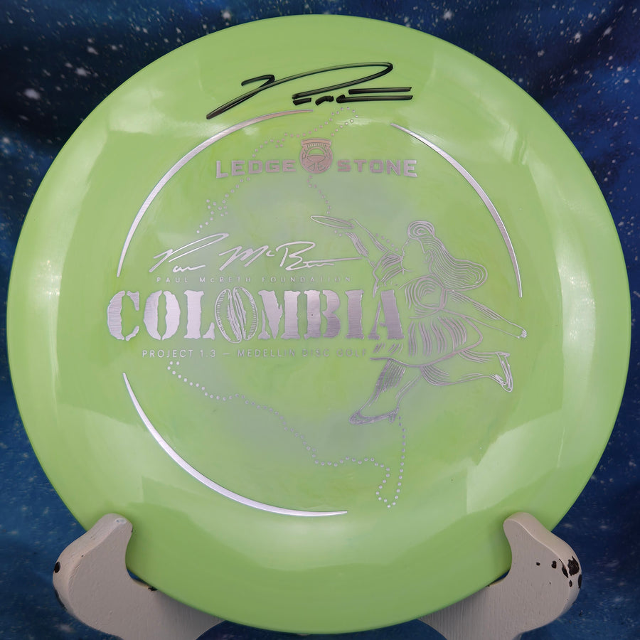 Pre-Owned - Discraft - Undertaker (Titanium 5x, Ledgestone Paul McBeth Colombia Signed/Auto ESP Swirl)