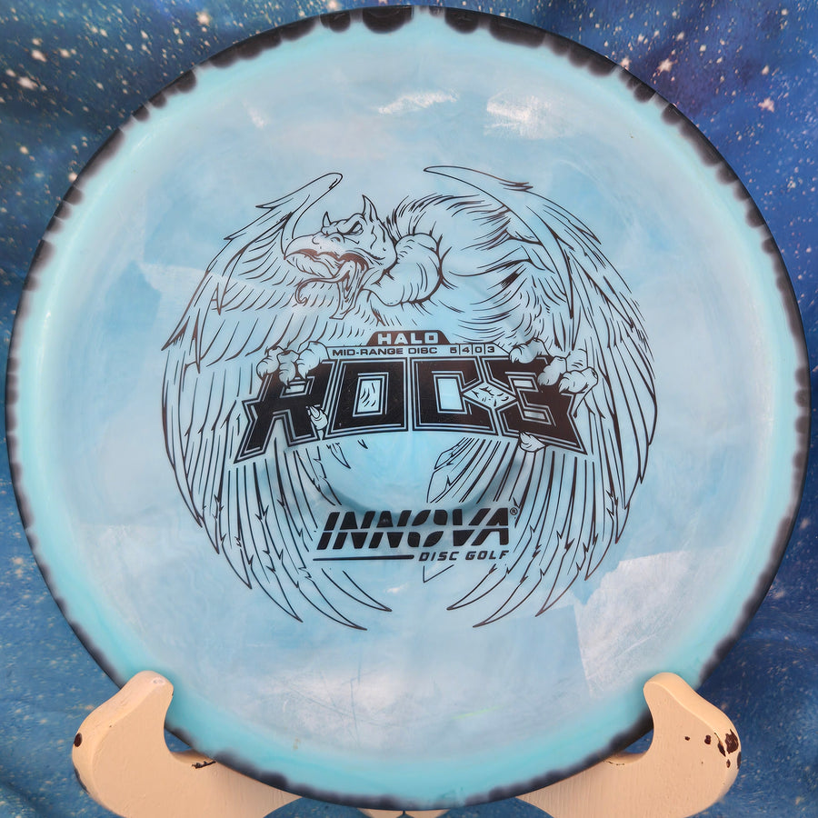 Gravity Disc Golf Pre-Owned - Innova - Roc3 (Halo Star, Patent # DX, Champion, Penned GStar) disc golf disc photo Plastic/Condition/Weight/Inked - Gravity Disc Golf