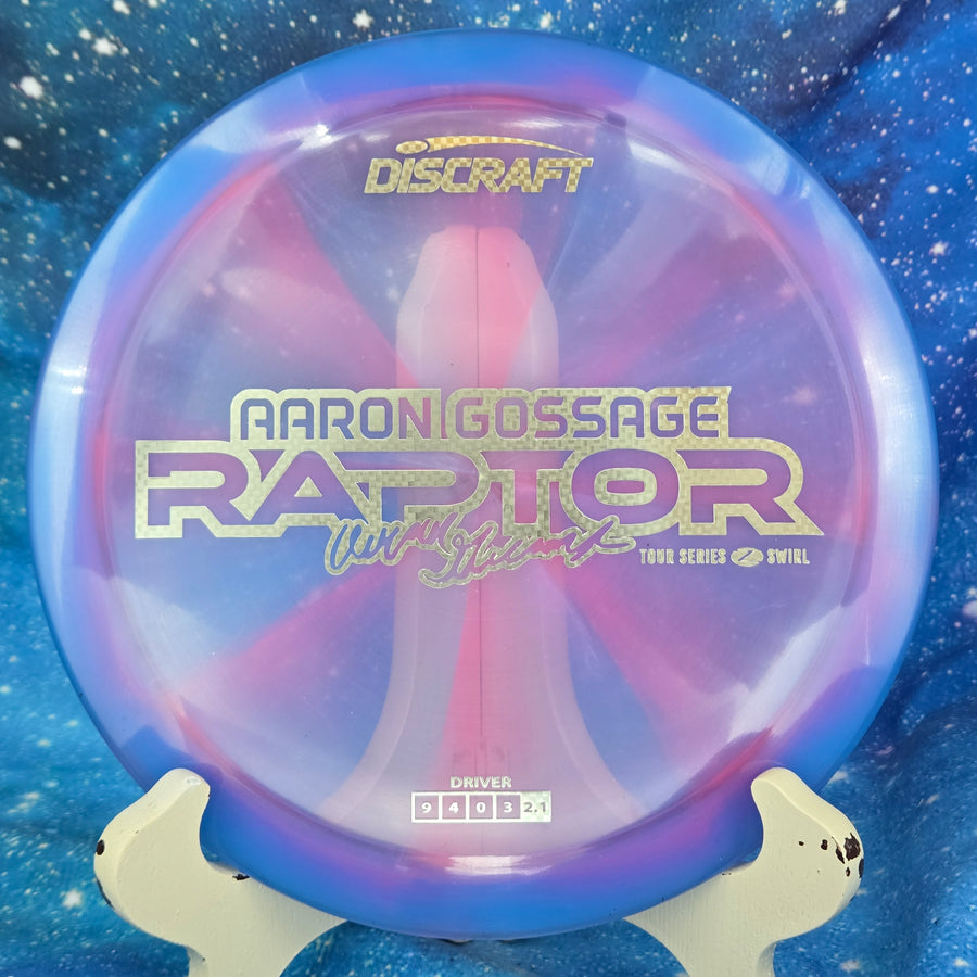 Discraft - 2025 Aaron Gossage Tour Series Raptor - Z Swirl