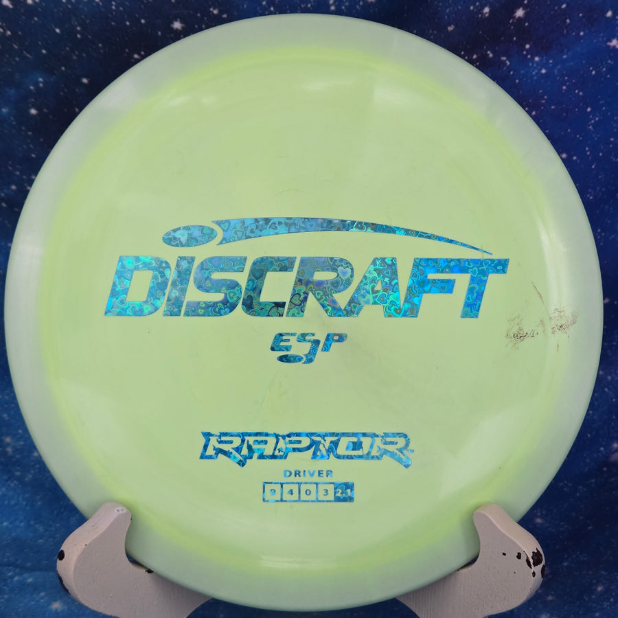 Pre-Owned - Discraft - Raptor (Titanium, ESP Swirl, 2021 Ulibarri Z Sparkle, Big Z Line, Aaron Gossage)