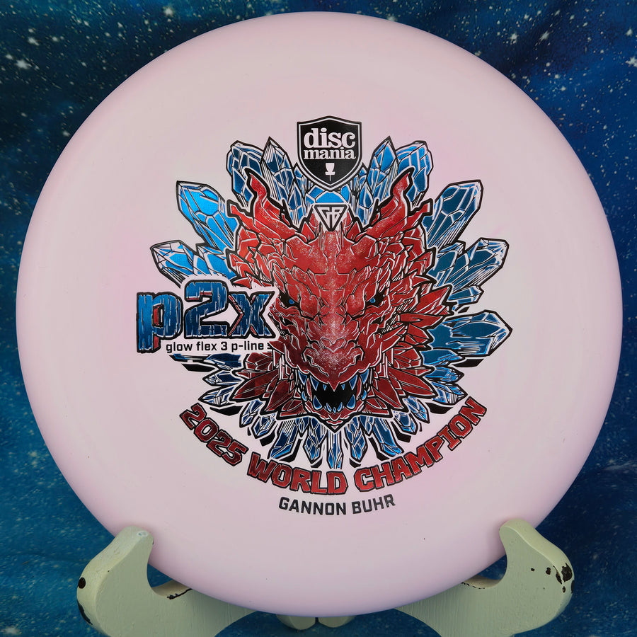 Discmania - Gannon Buhr Signature P2X - Glow Flex 3 P-Line - 2025 World Champion Edition