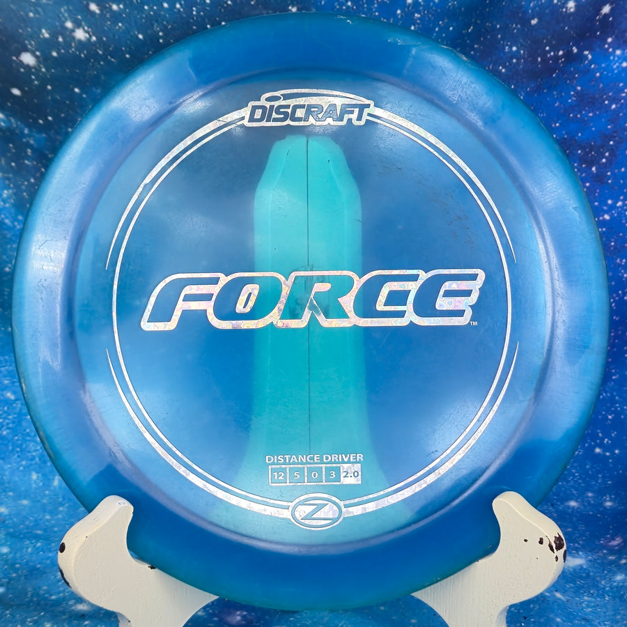 Pre-Owned - Discraft - Force (Presnell Z Line Metallic, ESP Swirl, 5x Claw Paul McBeth, Special Edition Ultraviolet)