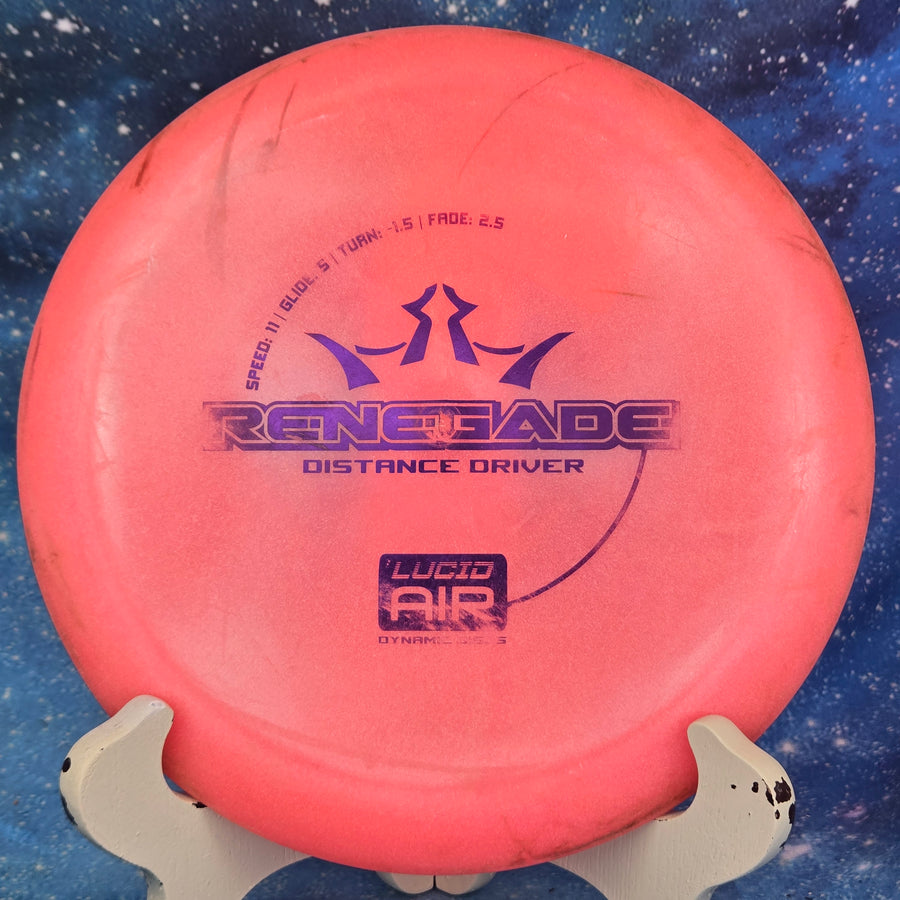 Gravity Disc Golf Pre-Owned - Dynamic Discs - Renegade (Lucid Air) disc golf disc photo Plastic/Condition/Weight/Inked - Gravity Disc Golf