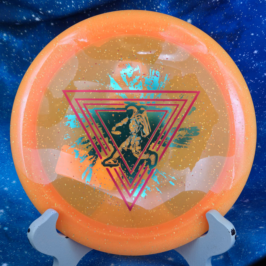 Innova - Destroyer - Metal Flake Champion - Neon Astro - Special Edition 2-Foil Stamp