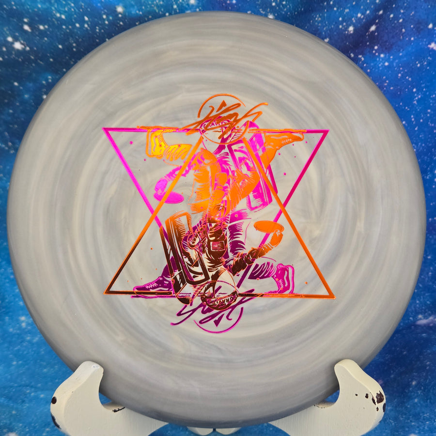 Discmania - P1x - Flex 2 Swirl D-Line - Alden Harris Astro Misprint Stamp