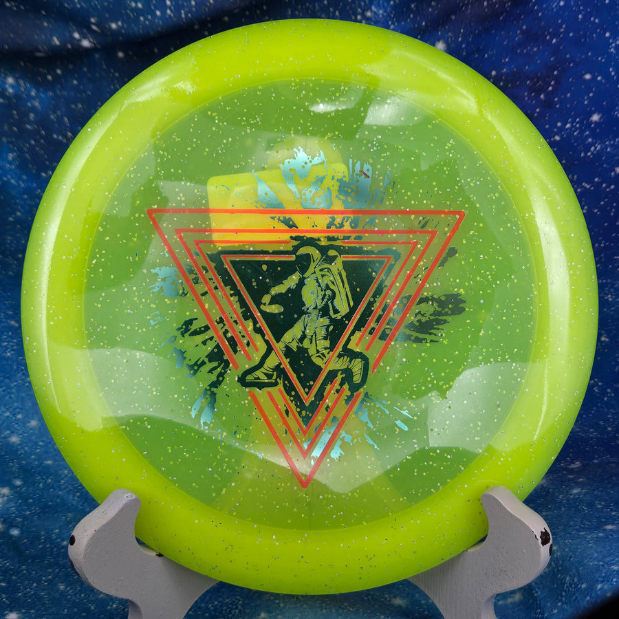 Innova - Destroyer - Metal Flake Champion - Neon Astro - Special Edition 2-Foil Stamp