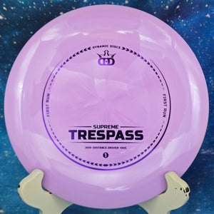 Pre-Owned - Dynamic Discs - Trespass (First Run Supreme, 2020 Pro Worlds Opto Chameleon, MyDye Lucid, Full Color Clint)