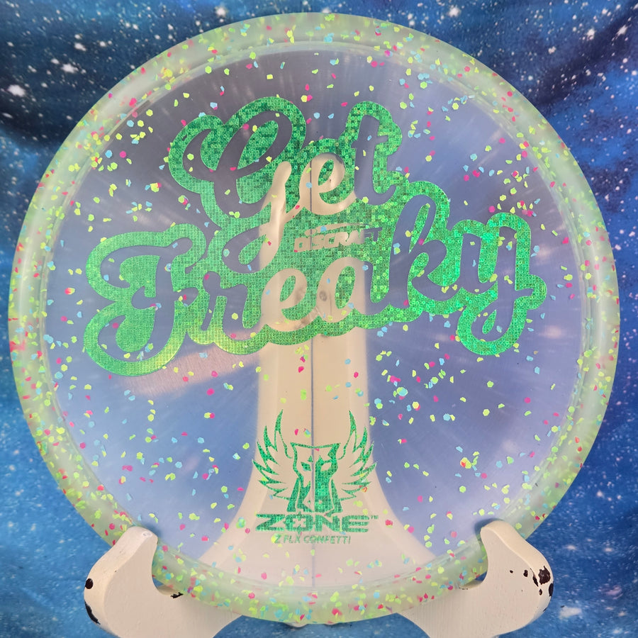 Pre-Owned - Discraft - Zone (Dark Horse Get Freaky Z FLX Confetti, Ledgestone Midnight Reimagined Z)