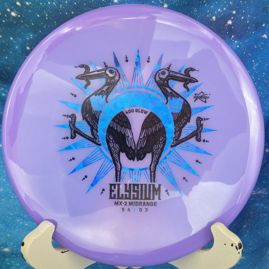 Prodigy Disc Prodigy - MX2 - 400 Glow - Elysium Stamp disc golf disc photo COLOR/WEIGHT/STAMP - Gravity Disc Golf
