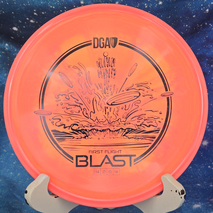 DGA DGA - First Flight Blast - SE Proline Swirl disc golf disc photo COLOR/WEIGHT/STAMP - Gravity Disc Golf