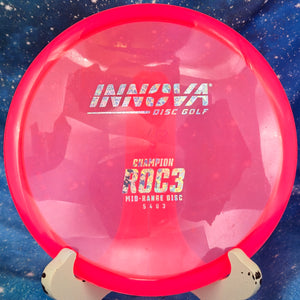 Pre-Owned - Innova - Roc3 (2018 US Masters Penned Star, Patent # DX, Proto Champion, GStar, Glow Pro)