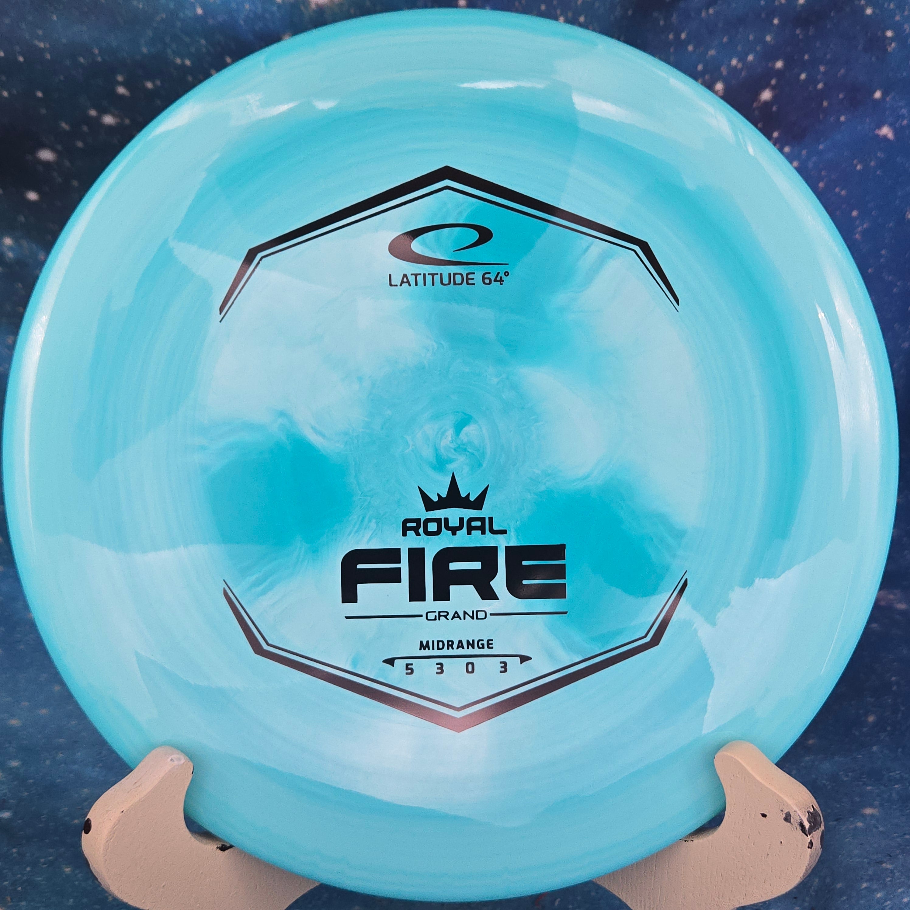 うちわ500とバルーン500 Latitude 64 Fire Royal Grand - Overstable Midrange Disc – Gravity
