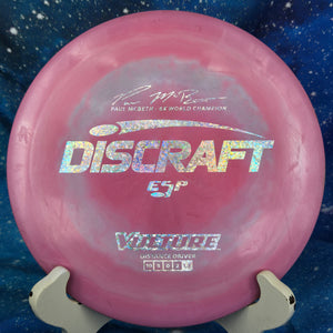 Pre-Owned - Discraft - Vulture (Paul McBeth 6x Claw Swirl ESP, Ledgestone, Ti, Get Sneaky Cryztal Z)