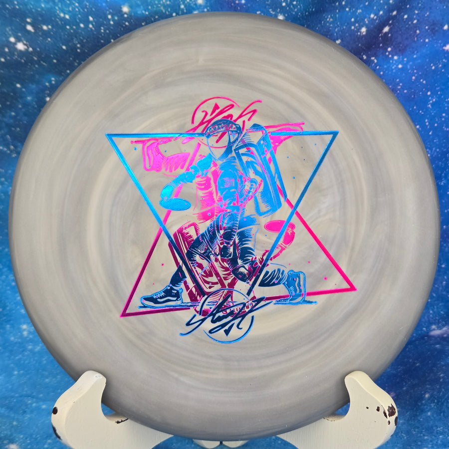 Discmania - P1x - Flex 2 Swirl D-Line - Alden Harris Astro Misprint Stamp