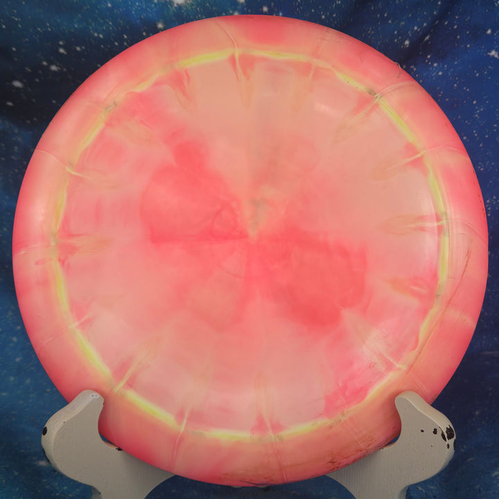 Gravity Disc Golf Pre-Owned - Discraft - Nuke (Paige Pierce 5x, ESP Swirl Ezra Aderhold Bottom Stamp, Z Line Goose) disc golf disc photo Plastic/Condition/Weight/Inked - Gravity Disc Golf