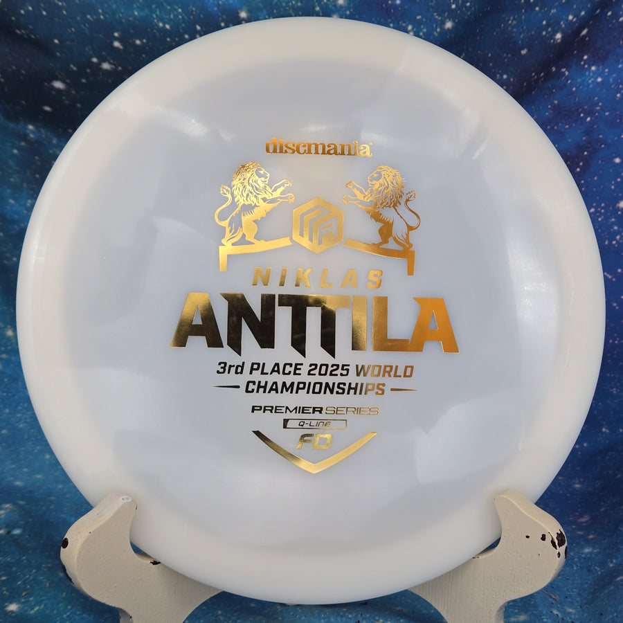 Discmania Discmania - Niklas Anttila Premier Series FD - Q-Line - 2025 3rd World Championships disc golf disc photo Color/Weight/Stamp - Gravity Disc Golf