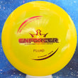 Load image into Gallery viewer, Pre-Owned - Dynamic Discs - Enforcer (Chameleon Sockibomb FourPoints, Lucid X, Metal Flake Fluid, Fuzion Orbit)
