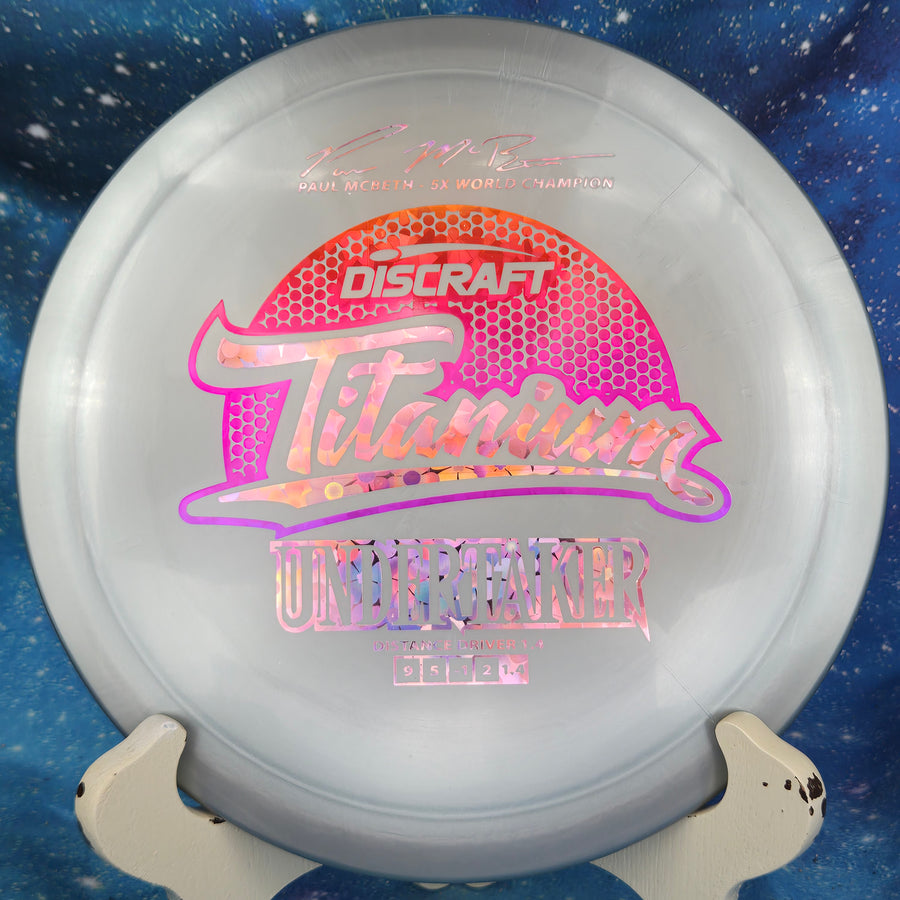 Pre-Owned - Discraft - Undertaker (Titanium 5x, Ledgestone Paul McBeth Colombia Signed/Auto ESP Swirl)