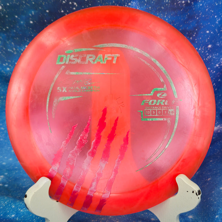 Pre-Owned - Discraft - Force (Presnell Z Metallic, ESP Swirl, 5x Paul Mcbeth)