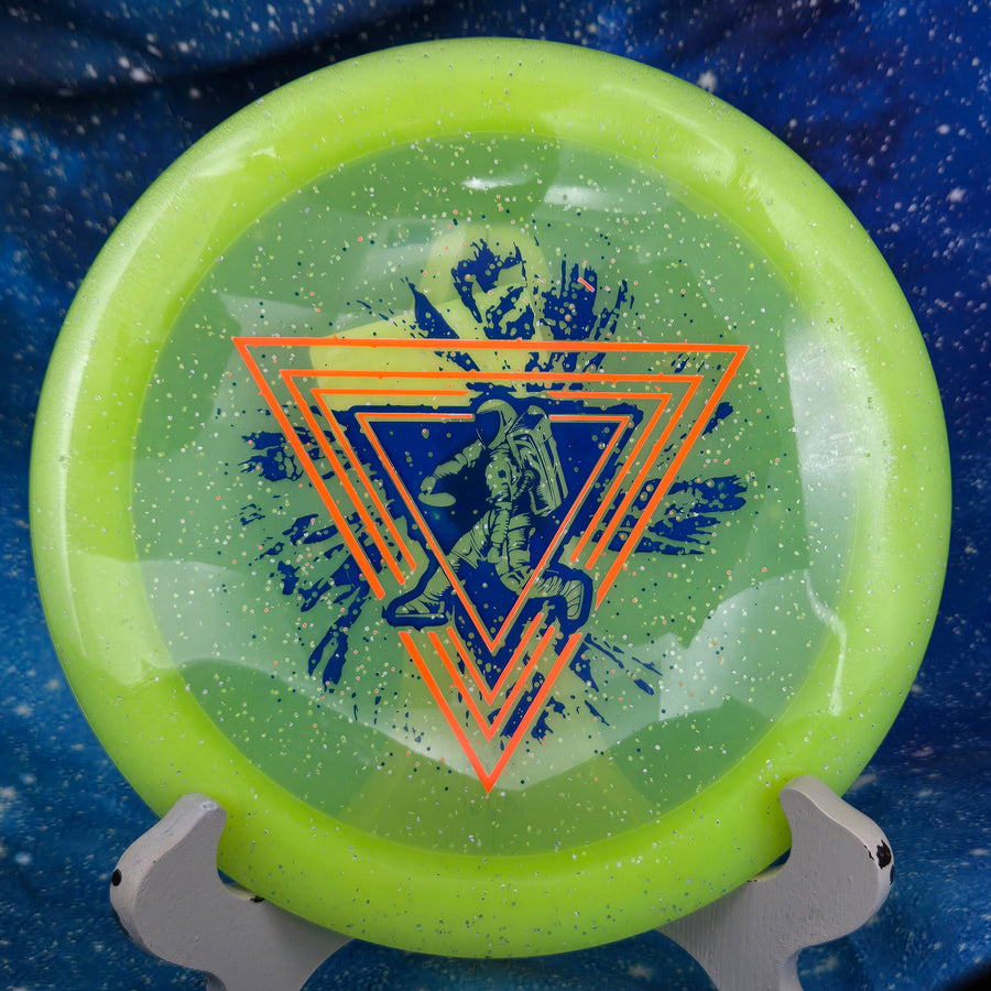 Innova - Destroyer - Metal Flake Champion - Neon Astro - Special Edition 2-Foil Stamp