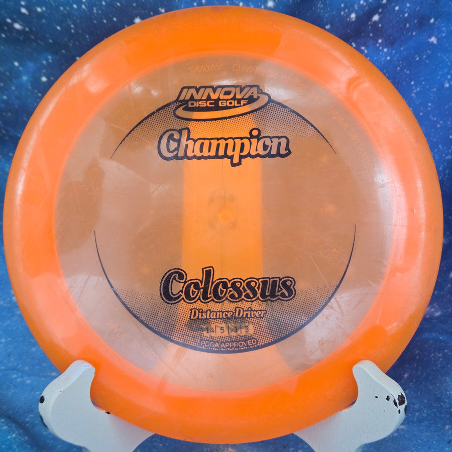 Gravity Disc Golf Pre-Owned - Innova - Colossus (Champion) disc golf disc photo Plastic/Condition/Weight/Inked - Gravity Disc Golf