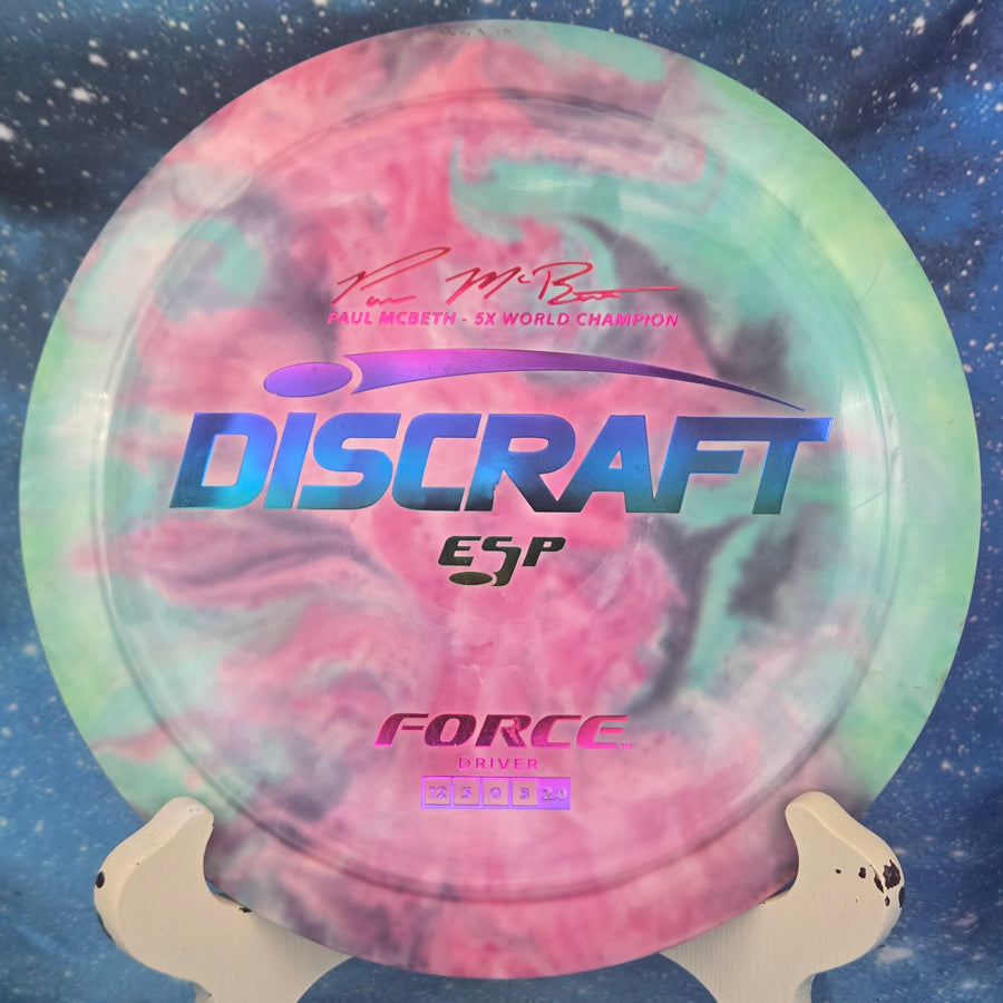 Pre-Owned - Discraft - Force (Presnell Z Line Metallic, 5x Paul McBeth ESP Swirl,  Ricky Wysocki Z Swirl)
