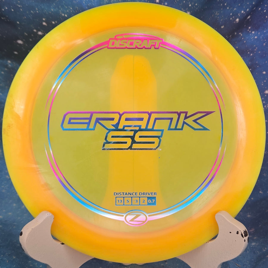 Gravity Disc Golf Pre-Owned - Discraft - Crank SS (Z Line) disc golf disc photo Plastic/Condition/Weight/Inked - Gravity Disc Golf