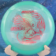 Load image into Gallery viewer, Teal Proto Color Glow Champion Eagle-L disc golf fairway driver, 2026 Sofia Donnecke Champion Series tour stamp with red holographic foil.
