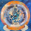 Load image into Gallery viewer, New Orange Thought Space Athletics Requiem in Premium Vex Breaker Plastic - Gold Shatter, Blue, and Black Tri-Foil Stamp - 173g.
