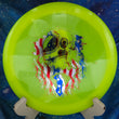 Load image into Gallery viewer, New Neon Yellow Westside Discs Bear in Premium VIP Plastic - Unearthed Special Edition Flag Stamp - 173g.

