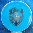 Load image into Gallery viewer, White Rim and Blue Neutron Plastic MVP Stasis Unearthed Stamp - 173g - Dark Stars Stamp.
