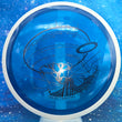 Load image into Gallery viewer, White Rim and Blue Proton Plastic MVP Cypher Circuit Challenge - 175g - Black Stamp.
