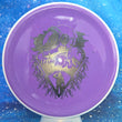 Load image into Gallery viewer, White Rim and Purple Neutron Plastic MVP Stasis Unearthed Stamp - 172g - Dark Stars Stamp.
