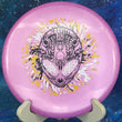 Load image into Gallery viewer, New Metallic Pink Wild Discs Sea Otter in Premium Lava Plastic - Alien Head Black, White, and Yellow Stamp - 175g.
