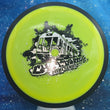 Load image into Gallery viewer, Yellow Neutron Plastic MVP James Conrad Series Trail Chattanooga - 173g - Black and Silver Holographic Stamp.
