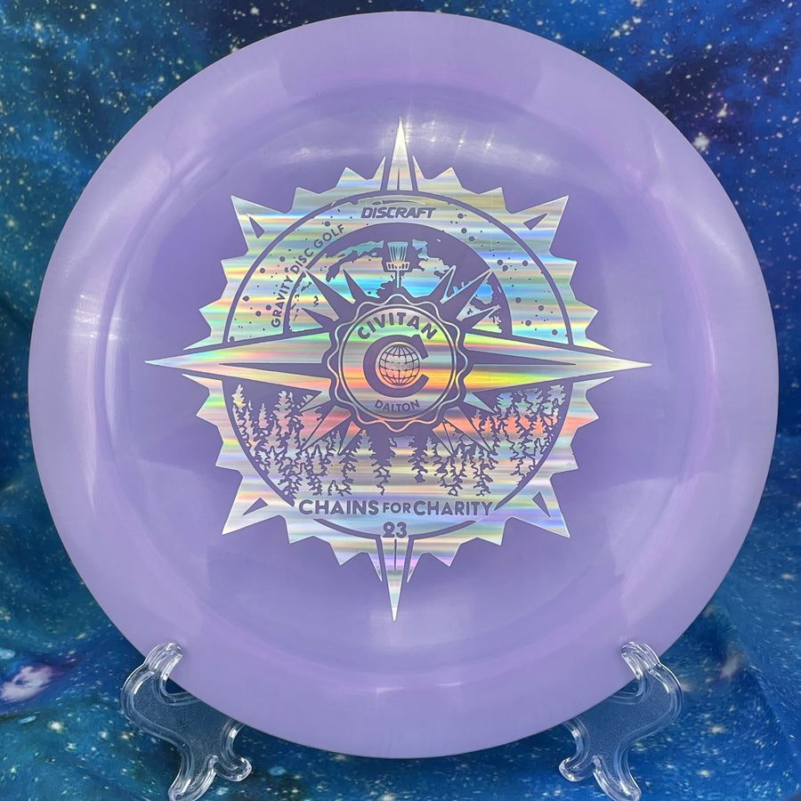 Discraft - Nuke - ESP Swirl - 2023 Chains for Charity Event Stamp